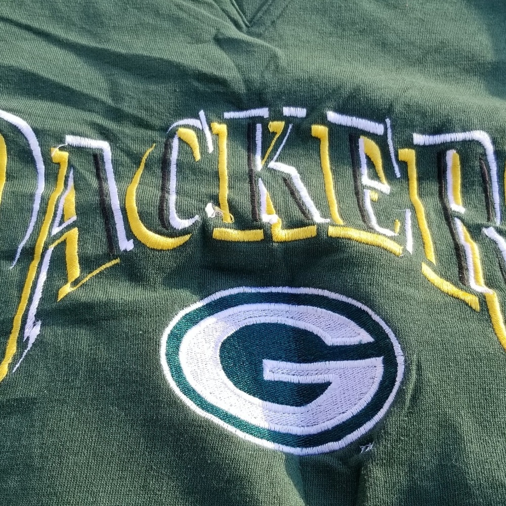 Vintage logo 7 Greenbay Packers crewneck